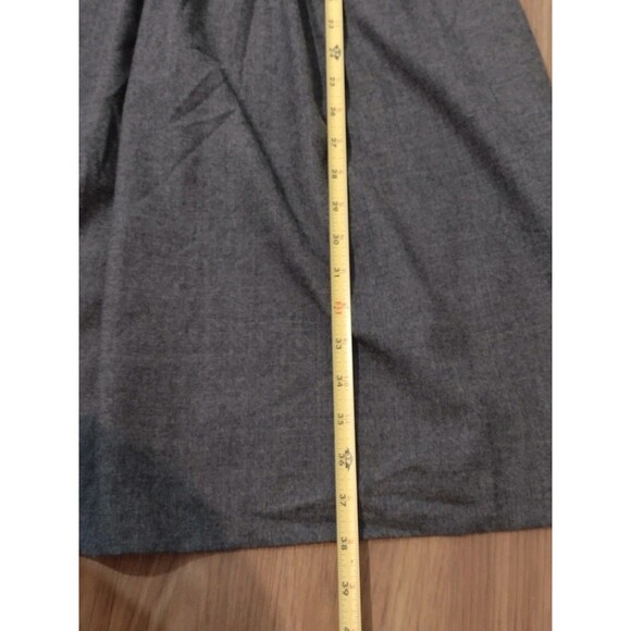 Banana Republic Women Wool Grey fitted sleeveless dress size 14 - Picture 6 of 11